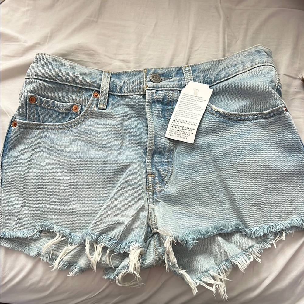 Levi’s Light Blue Denim Women's Shorts